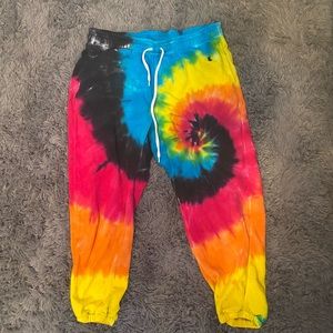 polo tie dye sweatpants